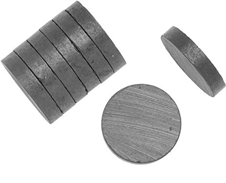Glorex 6 1801 051 - Haftmagnete rund, 10 Stück, Durchmesser ca. 20 mm, Magnete zum Befestigen von Notizen und Zetteln am Kühlschrank oder Memoboard
