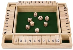 Engelhart – 300407 – Shut The Box i trä för 4 spelare – Familjenöje