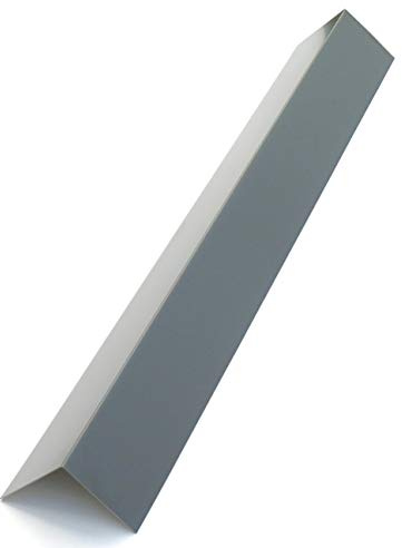 Alu Winkelblech 90° RAL 7016 Anthrazit Grau – 2000mm x 100x100mm – Aluminium Blechwinkel mit Schutzfolie – Winkelprofil Dachblech Fassadenblech Mauerabdeckung UV-beständig