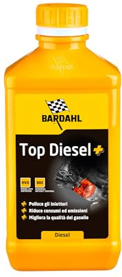 Bardahl Top Diesel Auto-Additiv für Dieselmotoren, Einspritzventil-Reiniger, 3 Liter | Schützt das gesamte Kraftstoffsystem, reduziert Kraftstoffverbrauch und Schadstoffemissionen, 3 x 1 Liter