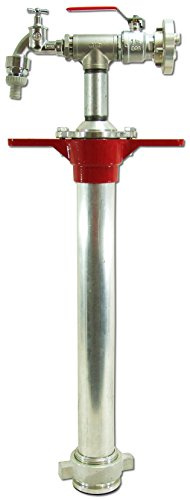AQUA ROYAL STANDROHR DN 80 1x C absperrbar & 1x Zapfventil drehbar Unterflurhydrant Hydrant
