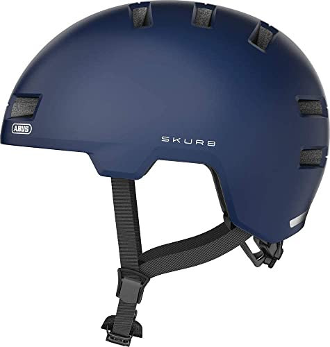 ABUS Skurb Casque urbain – Casque de vélo robuste pour le quotidien, le skate-board, le VTT ou le longboard