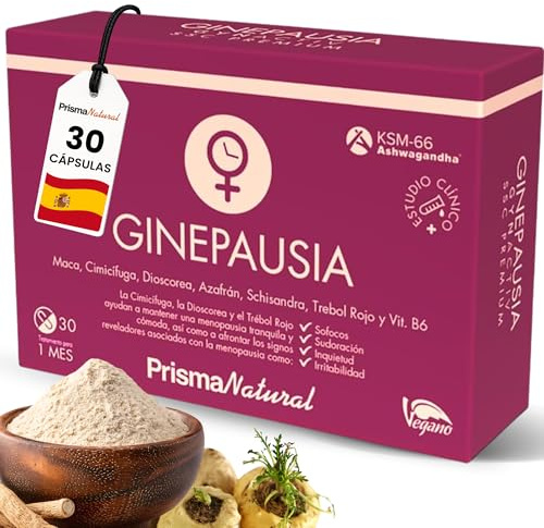 Prisma Natural Gynactiv Ginepausia 30 kepsar, för användare, perfekt för dagligt bruk, med Ref. 8436582882253