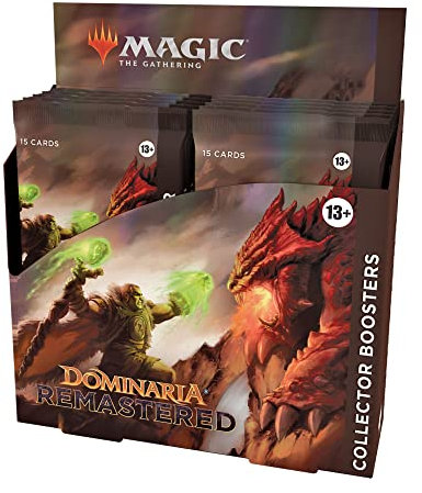 Magic: The Gathering Dominaria Remastered Collector Booster Box, 12 Packs (Englische Version)