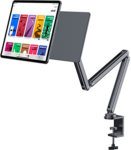 KU XIU Magnetischer Ständer Halterungnur Nur für iPad Pro/Air 11 M2/M3, Faltbarer Arm Tablet Halterung Holder, Verstellbarer Desktop Stand für iPad Pro 11 1st/2nd/3rd/4th, Air 10.9 4/5th, Air 11 M2/M3