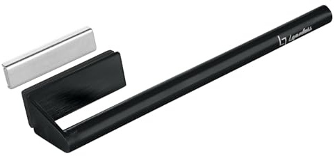 Lopoleis Diskbänkshållare för diskho, arrangör kök, köksförvaring och förvaring, diskhanddukshållare för disktrasa, diskbänkshylla i rostfritt stål (Magnetisk, Svart)