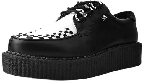 T.U.K. Anarchic Creeper - Punk, Rocker Style and Gothic Shoes - Lace Up With D Ring Eyelets for Men & Women