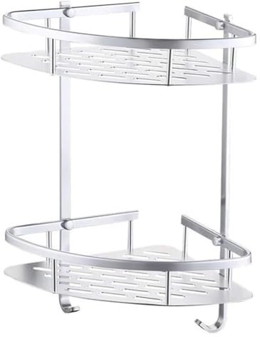shower storage,corner shelves, Corner Shower Wall Caddy Triangle Shower Corner Storage Basket Holder Aluminum Caddy Rack Etagere Tipi Salle De Bain Murale Douche
