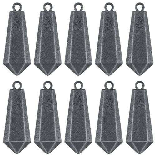 Alwonder Angelgeblei aus Eisen, 30–100g, Meeresangeln, Stahlwicht, ideal für Drop-Shot, Strand, Küste, Bootsangeln, Angelzubehör, Angel Bleie Set für Weite Würfe und Angel-Rig-Herstellung