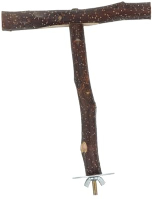 Beaupretty Grapevine Bird Stand Rack Branch Perches for Parrots Pet Birds Garden Decor