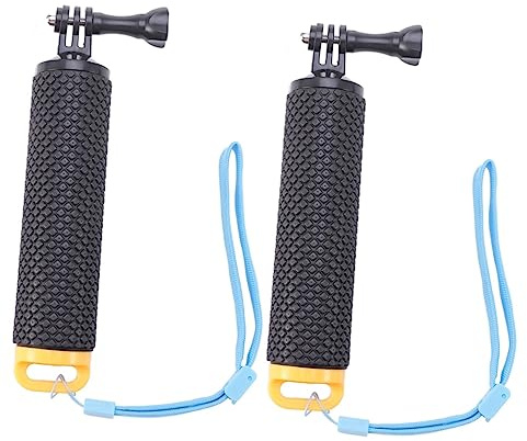 HOMSFOU 2stücke Handheld Floating Stick Für Kamerazubehör Gelb Kompakt Leicht Unterwasser Für Action-kameras Ermöglicht Problemloses Schwimmen Und Sichtbarkeit Im Wasser