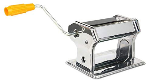 Pasta Maker Machine Hand Cranked Handmade Press Pasta Tools Non-Electric Portable Stainless Steel Craft Polymer Clay Rolling Machine Press Roller Ramen Noodle Maker