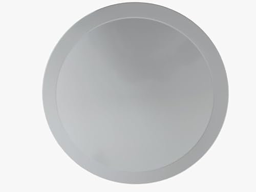 Facilemarket Set da 4 Piatti pizza bianchi in melamina diametro 35 cm