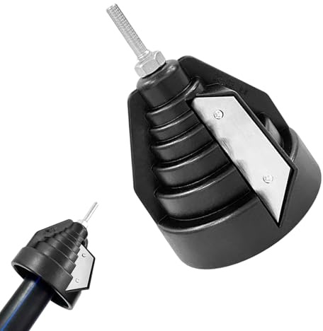 Herramienta de biselado para mangueras: Desbarbador para manguera entregada,Herramienta De Biselado Para Tubos De Plástico,herramienta de desbarbado de vástago redondo de liberación rápida para tubo