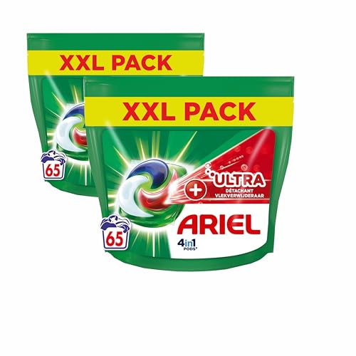 Ariel 4-in-1 Waschmittel-Pods + Ultra Fleckenentferner - 130 Wäschen