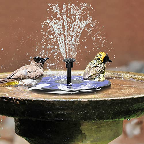 AISITIN Solar Springbrunnen für Außen, Teichpumpe Wasserpumpe Schwimmender Fontäne Pumpe mit mehreren Wassersprüheffekten für Garten, Vogel-Bad, Fisch-Behälter