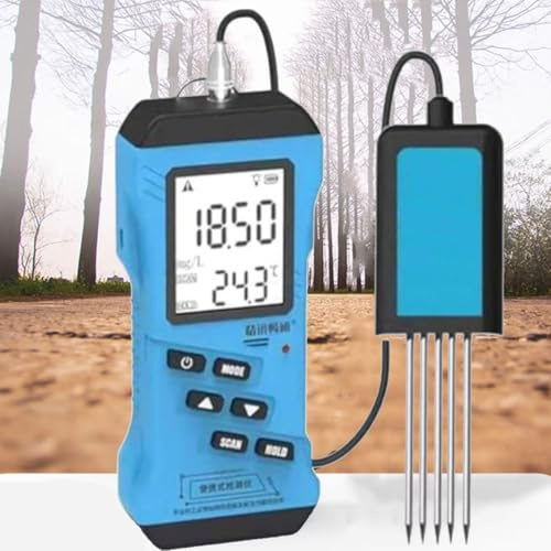 Misuratore di umidità del suolo - Tester del suolo 7 in 1 con sensori di temperatura, umidità, EC, pH e NPK per un'analisi accurata del suolo