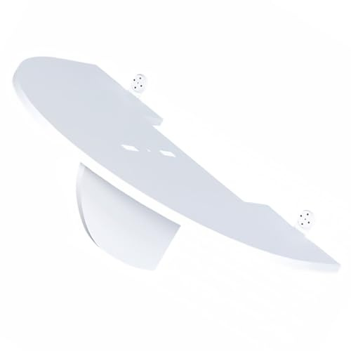 HEALEEP Supporto per Videoproiettore in Pvc Bianco senza Perforazione, Staffa da Parete per Proiettore, Mantiene la Casa Pulita e Protegge la Famiglia