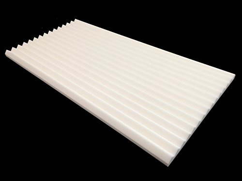 Advanced Acoustics Mel-Acoustic Wedge 40 mm Panneau acoustique en mousse mélamine Blanc 600 x 1200 mm