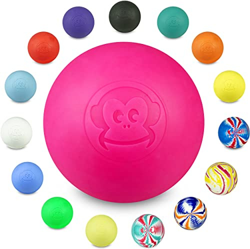 Captain LAX Massage Lacrosse Ball Original, Faszienmassage, 6 cm | Robuster Massageball aus Hartgummi, für Triggerpunkte und Muskelverspannungen