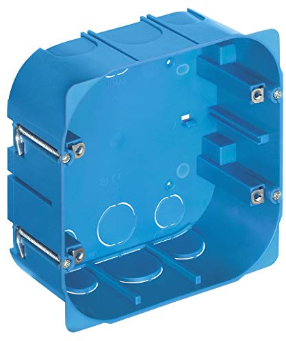 Vimar - Scatola da incasso 8 moduli per parete cava blu