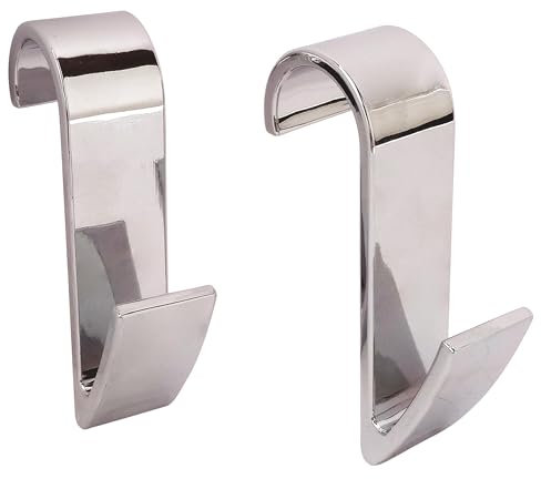 SOMATHERM FOR YOU - CRPS - Lotto 2 ganci per asciugamano asciutto tubo tondo cromato