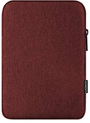 MoKo 9-11 Pouces Tablette Housse Sac de Transport pour New 11 iPad Air M3, iPad A16 2025, iPad Pro 11 M4, Air 5/4/3, iPad 10/9/8th Gen, Tab S8/S9 11, Vin Rouge