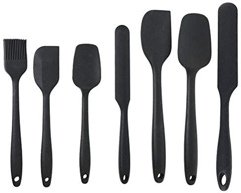 1 Grattoir De Mélange Grattoir En Caoutchouc Spatule à Crème Pâtissière Ustensiles De Cuisine En Silicone Cuillère Spatule Louche En Silicone Spatules En Outil Un Corps