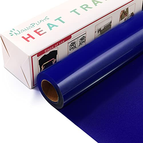 NANAPLUMS Plotterfolie Textil 4 m, HTV-Flexfolie, Bügelfolie, Saphir blau | Leicht zu schneiden & entgittern; Transferfolie zum Aufbügeln für Schneideplotter, T-Shirts, Hoodies, Taschen und Textilien.