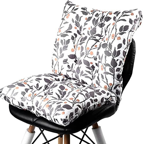 Stuhlkissen, Sitzpolster, Schaukelstuhl-Kissen-Set, Sitz und Rückenlehne, weich, verdickt, Terrassen-Chaiselongue-Kissen, getuftete Polster für Wohnzimmer, Büro, Esszimmer, 80 x 40 cm, Stuhlpolster, o