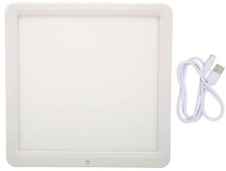 Akozon PULUZ Schattenloses Lampenpanel-Pad, 22 cm, LED-Fotografie, Schattenloses Unterlicht für Studio-Box-Leuchtkasten-Aufnahmen Kommerzieller Objekte, AKOZONH4Y8U9I1A3