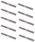 Evzvwruak 10 escofinas de madera 4 en 1 de acero endurecido de 8 pulgadas para madera, metal, plástico, joyería