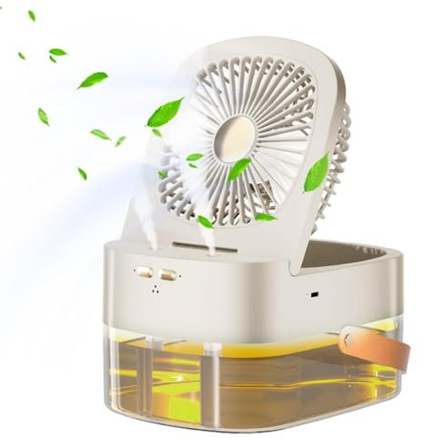 Fulenyi ventilador de mesa con pulverizador, Mister Fan | Agua de ventilador de niebla de pulverización de mesa,Mister Desk portátil para exteriores, ventilador eléctrico de agua pulverizada con