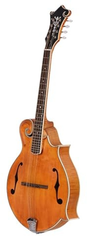 Mandoline Musikinstrumente Für Anfänger Mandoline Mittelbass Niedrige Oktave Professionelles Vollmassiv-Saiteninstrument Einfach Zu Spielen Für Anfänger Und Erwachsene