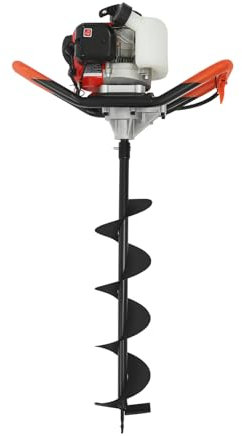 DSYOGX 2.3HP Auger Digging Machine Set, Petrol Post Hole Digger Mailbox Post Digging, Fence and Deck Installation, Tree Planting, with 3 Drill Bits and 12inch Extension