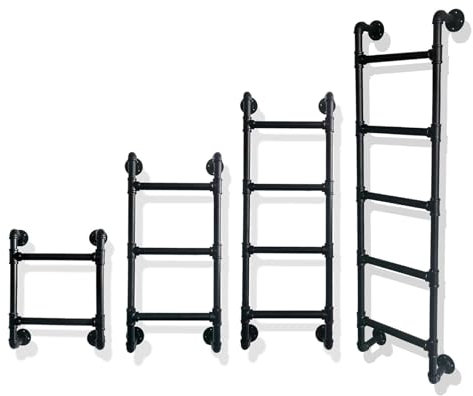 Feuerleiter, einziehbar, für Fenster, Keller, Dachboden, Villa, Wohnmobil, Wandmontage, 231,1 cm