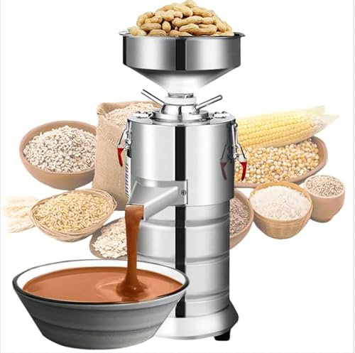 Macinacaffè per pasta di sesamo commerciale, ad alto rendimento 15kg/h, multifunzionale per semi e noci, ideale per cucine professionali e lavorazione degli alimenti
