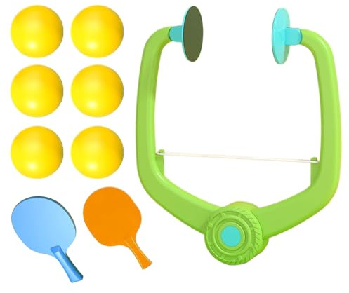 Tischtennis Türspiel - Tragbar mit Schläger & Bällen | Über Der Tür Tischtennis Übungsspiel - Für Übung Training Jugendliche Erwachsene Anfänger Innenraum Wohnung Schlafzimmer