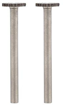 Dremel 199 punte da taglio per fresatura in set di accessori da 2 pezzi - 2 frese a disco ad alta velocità con diametro di lavoro di 9,5 mm