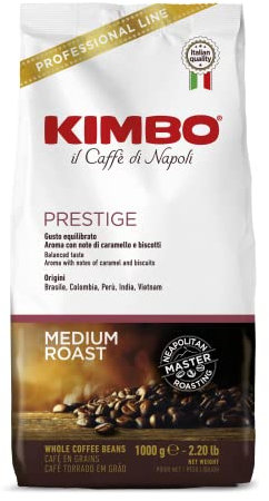 KIMBO CAFÉ EN GRANO ESPRESSO BAR PRESTIGE 1 KG TUESTE MEDIO