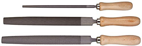 ULMIA Feilen-/Raspelsatz, mit 3 Werkzeugen, zur Bearbeitung von Holz, Ergonomisches Design, 439