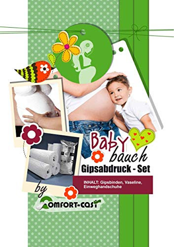 Gipsabdruck Smart Babybauch Schwangerschaftsbauch Gipsbinden by Comfort Cast Gipsbinden