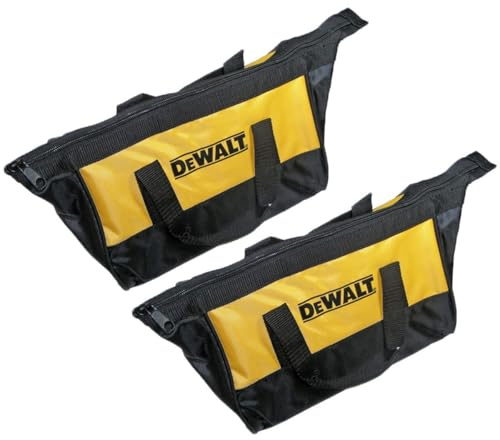Dewalt DCD771C2 & 12V Max Soft Tool Bag # N294699 by DEWALT | Robuste Nähte, doppelte Tragegriffe, Reißverschluss, verstärktes Material, kompaktes Profil, Werkzeugaufbewahrung