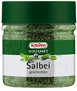 Kotanyi Gourmet Salbei ganz | herb-würzig, leicht bitter, 45 g