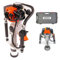 Enfonce-pieux thermique FUXTEC FX-PR165 Pilote de poteau essence post-conducteur 32,7 cm3 2 temps avec deux adaptateurs 20-45 mm et 46-80 mm pour poteaux en bois, métal et aggloméré
