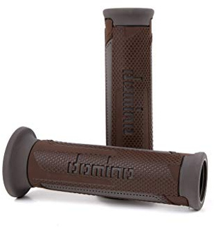 DOMINO TOMMASELLI COPPIA MANOPOLE A350 TURISMO MARRONE/GRIGIO TURISMO