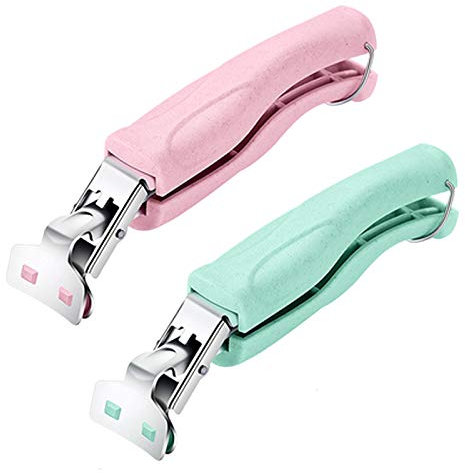 SPTECHMAKE Pinces en acier inoxydable anti-brûlure pour bol chaud ou bol chaud - Pinces pour déplacer les assiettes chaudes ou les bols avec les aliments sortis du four à micro-ondes instantané (2