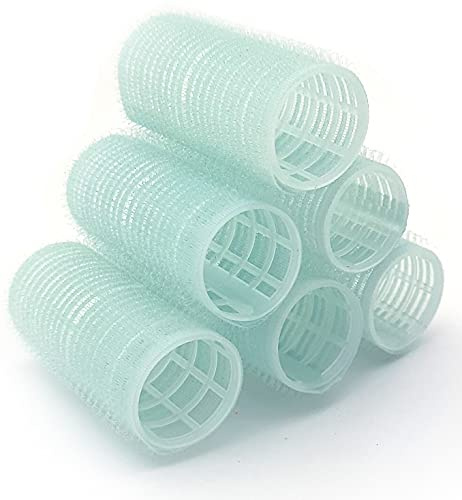 NIKO Rulli autoaderenti, per capelli ricci e onde, strumento di styling per parrucchiere/barbiere, bigodini autobloccanti per capelli – colori casuali (28 mm)