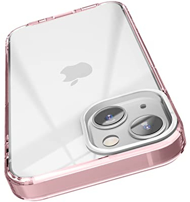 elago Cover Ibrida Clear per iPhone 13 Mini (5,4) | PC + TPU, Ingiallimento Ridotto, Protezione Completa (Rosa)