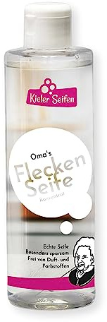 Kieler Seifen Fleckenseife 250 ml Konzentrat - Fleckenentferner Kleidung - Stain Remover bekämpft selbst hartnäckige Flecken - Ohne Bleichmittel